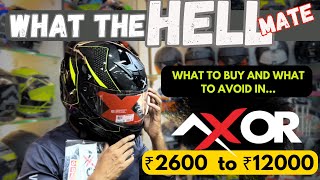 AXOR Helmets Starting from 2600 to 12000 [upl. by Rudyard]