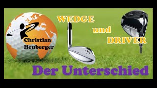 Golf  Mit Wedge und Driver ERFOLGREICH sein [upl. by Esil]