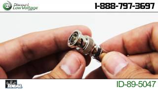 Ideal Industries 895047 BNC Connectors Video [upl. by Kcirtapnhoj]