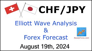 CHF JPY Elliott Wave Analysis  Forex Forecast  August 19 2024  CHFJPY Analysis Today [upl. by Veronica]