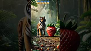 Animals mix fruits shortvideo [upl. by Ylrebmek]