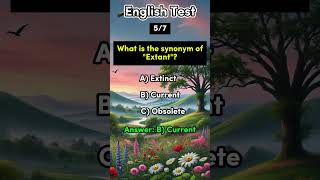 English Synonym Quiz Short quiz synonyms english learnenglish knowledge puzzle trendingshorts [upl. by Orsola]