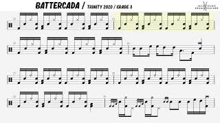 Battercada  Trinity Drums 2020  Grade 8 [upl. by Acirne]