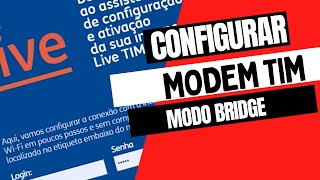 Como configurar modem da TIM em modo bridge SAGEMCOM FAST 5655 5657 HUAWEI ZTE F680 [upl. by Nahsad687]