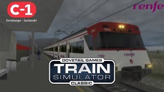 Train Simulator  Torrelavega  Santander  Renfe 447 [upl. by Ekenna]