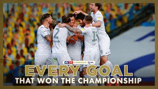 EVERY Leeds United goal that won the Championship title  201920 season [upl. by Auqined932]