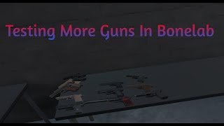 Escape from tarkov Guns in BONELAB [upl. by Ricard107]