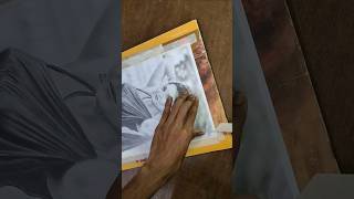 Realistic Portrait artartist youtubeshortsdrawing pencildrawingsketch paintingshortvideo [upl. by Salguod]