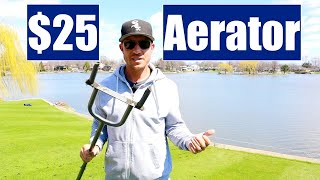 The Cheapest Way to AERATE YOUR LAWN [upl. by Anadal462]