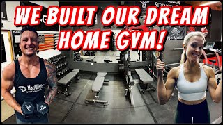 GARAGE GYM TOUR  CUSTOM BUILT DREAM HOME GYM [upl. by Coh291]