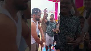 Goa beach party wedding goaparty beachwedding [upl. by Eahc]