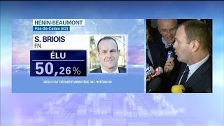 HéninBeaumont le candidat FN élu au premier tour des municipales  2303 [upl. by Analeh]