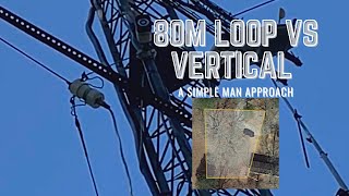 80m wire loop TXRX antenna is AWESOME  Ham Radio [upl. by Atikat]