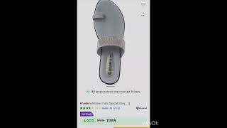 Khadims flats on sale offer slippers khadims flipkart under299 ladies fashion trending [upl. by Koloski]