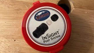 Peep sight Clearifier explained for Shooting magnification [upl. by Nrevel311]