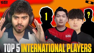 TOP 5 INTERNATIONAL PLAYERS [upl. by Gemma906]