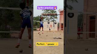 Powerful 💥spike practice 🔥fireworks volleyball volleyballremix love shorts shortsfeed [upl. by Aya]