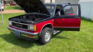 SOLD 1986 GMC Jimmy 4x4  28L V6  Auto  One Owner Since New  Runs amp Drives Excellent [upl. by Gracye]