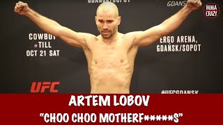 Artem Lobov quotChoo Choo Motherfckersquot UFC Gdansk Official weigh ins [upl. by Anahsor]