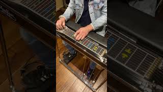 Pedal Steel Guitar Riffn Borrowed Angel Mel Street shorts tutorial pedalsteelguitar [upl. by Milzie151]