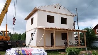 Construction d’une Maison Ossature Bois en 3 Jours  Étape par Étape  Rapidité et Efficacité [upl. by Koetke]