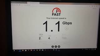 TIME internet 1gbps Speed test [upl. by Perkin420]