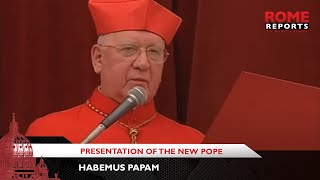 Habemus Papam When Cardinal Medina introduced the new Pope [upl. by Esnahc342]