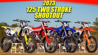 2023 125 Two Stroke Shootout  Motocross Action Magazine [upl. by Materse]