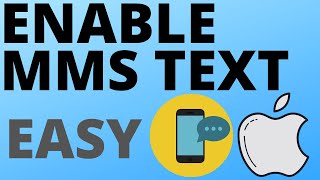 How To Enable MMS Messages On iPhone [upl. by Livingston]