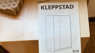 Montaggio armadio KLEPPSTAD di ikea [upl. by Layton713]