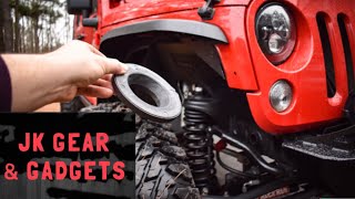 Spring Spacer Install  Level or Lift your Jeep [upl. by Pitarys]