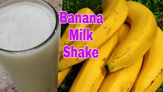 Banana Milkshake Recipe  2 Mins Banana Milkshake Recipe  Protein Rich [upl. by Kerrill]