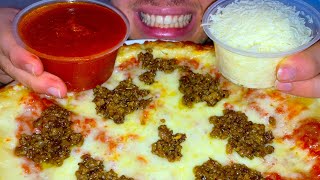 cheapest pizza deal asmr mukbang 먹방 [upl. by Nnyltiac]