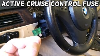 ACTIVE CRUISE CONTROL FUSE BMW E90 E91 E92 E93 [upl. by Ahsote]