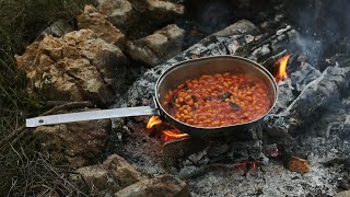 Campfire Bread with Beans [upl. by Eiramlatsyrk509]