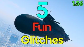 5 Fun Glitches in GTA Online  156 15 [upl. by Scarlet]