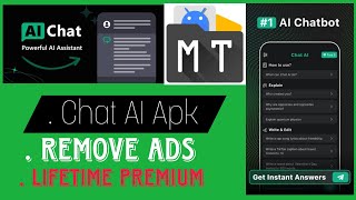 How to mod Chat AI apk  Mt Manager [upl. by Nnyre]