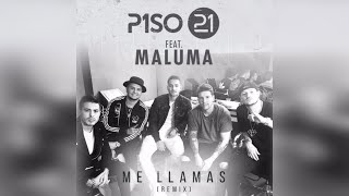 Piso 21  Me Llamas Remix feat Maluma Slowed  Reverb Letra [upl. by Leiru873]