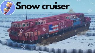 I Built a MASSIVE Snow Cruiser in Minecraft [upl. by Partan]