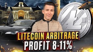 Crypto Arbitrage  How Litecoin Arbitrage Work In 2024  Profit 11  Crypto Scheme [upl. by Lelith]