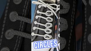 How to Tie Shoelaces with small circles on one side [upl. by Alekahs803]