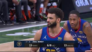 Jamal Murray Was Confused By Giannis  Nuggets vs Bucks  March 2 2021 [upl. by Burkhardt]