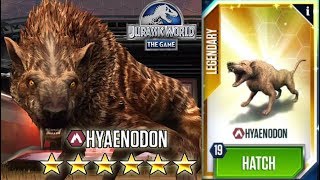 Hyaenodon Max Level  Jurassic World The Game [upl. by Mayda36]