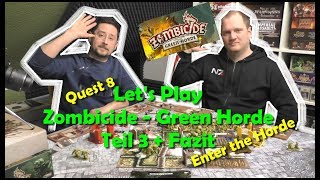 Lets Play Zombicide  Green Horde  Teil 3  Fazit  Brettspiele [upl. by Melar]