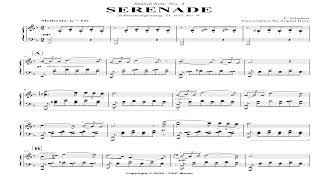 Advanced Piano Serenade from Schwanengesang  Schubert [upl. by Jestude]