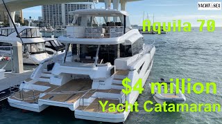 4 million Yacht Catamaran  Aquila 70 [upl. by Mirak]