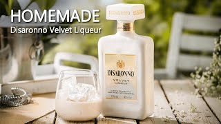 Homemade Disaronno Velvet Recipe  How to make Amaretto Cream Liqueur at Home [upl. by Bram]