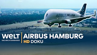 Flugzeugbau bei AIRBUS Hamburg  BELUGA A380 amp co  WELT HD Doku [upl. by Nahtanoj]