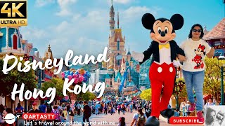 Disneyland Hong Kong Full Tour  All Rides amp Shows  DISNEYLAND HK 4K  travelingartasty [upl. by Phiona]