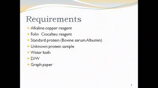 Microbiology Sem 2 Paper 201 Prac Protein Estimation Folin Lowrys method EP 11 [upl. by Sargent404]